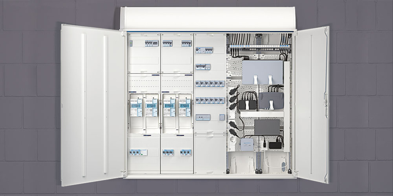 Technikzentrale bei Elektro-Sichert e.K. in Wolframs-Eschenbach