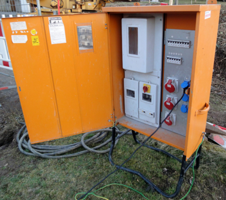 Baustromkasten bei Elektro-Sichert e.K. in Wolframs-Eschenbach